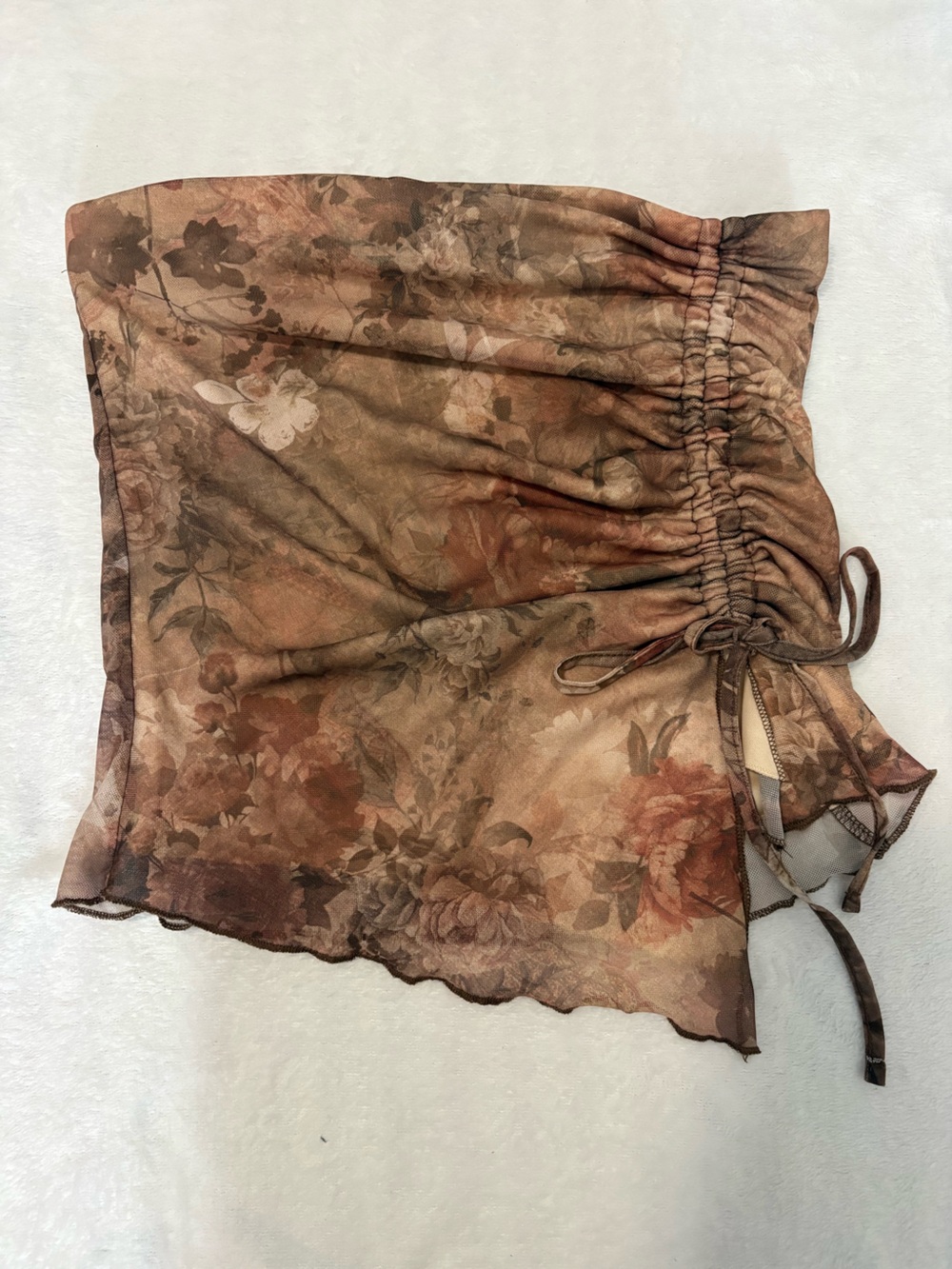 Almost Famous Beige and Brown Crossbody or Tote Interior